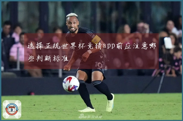 选择正规世界杯竞猜app前应注意哪些判断标准